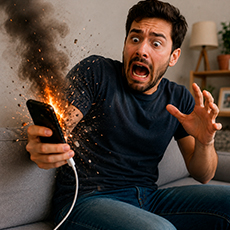 Falar ao telefone enquanto o aparelho carrega é seguro?