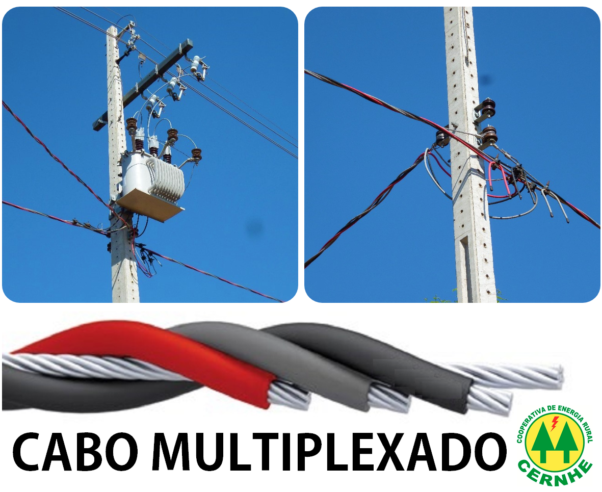 ATENÇÃO MORADORES DE CONDOMÍNIOS E LOTEAMENTOS, A CERNHE ESTÁ PADRONIZANDO TODOS OS RAMAIS DE LIGAÇÃO COM CABOS MULTIPLEXADOS