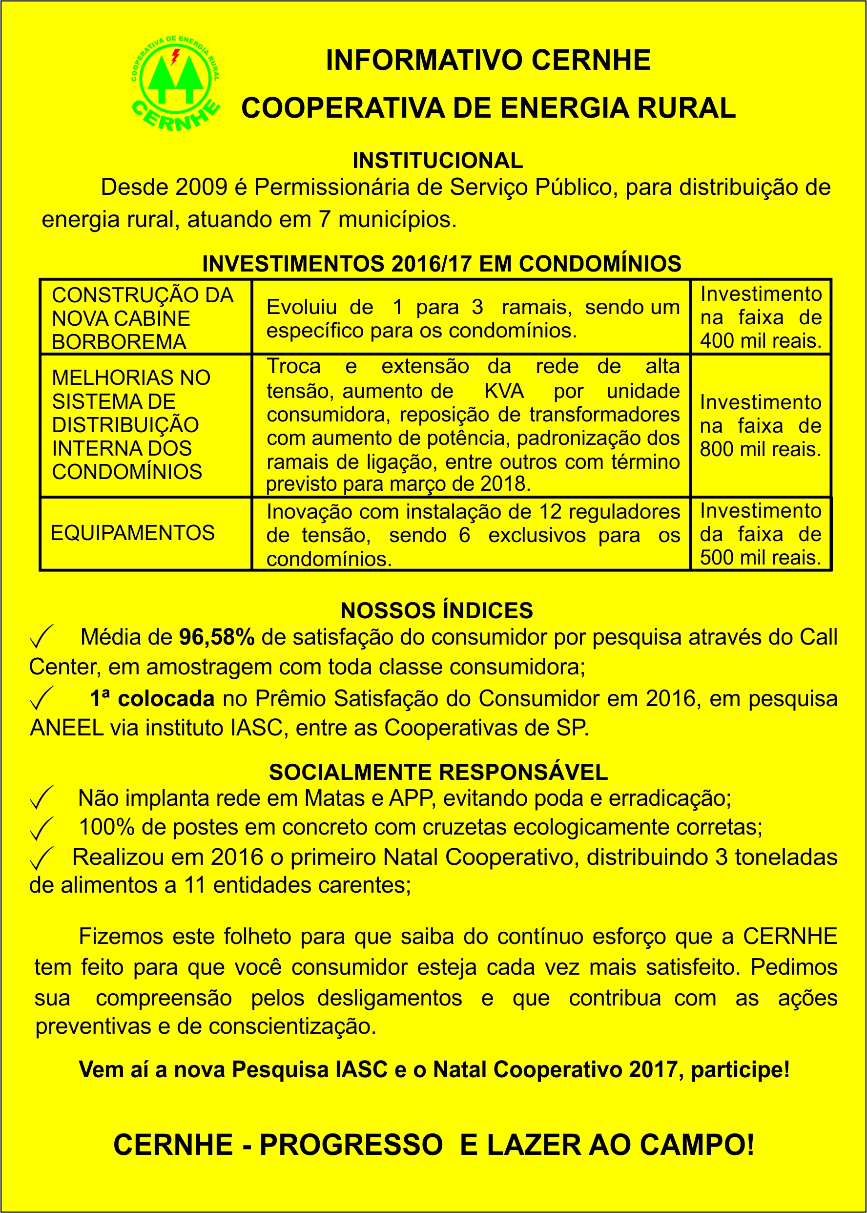 INFORMATIVO CERNHE